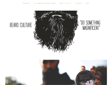 Tablet Screenshot of beardculture.com
